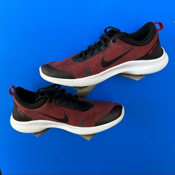 Nike Flex Experience RN8 Black Red Running Shoes Sneakers AJ5900-001 Men's 11.5 - Picture 1 of 6